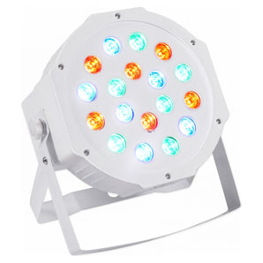 (6) Rockville RockPAR50 LED RGB DMX PAR Can Wash Lights+Controller+Cables+Bags