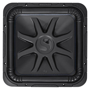 (2) Kicker L7S154 15" 4000w L7S Square Car Subwoofers+Bedlined Sub Box Enclosure