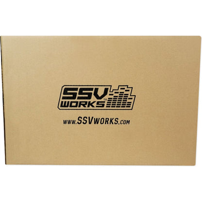 6.5" Rockville Speakers in Kick Panel Enclosures for Ranger XP1000