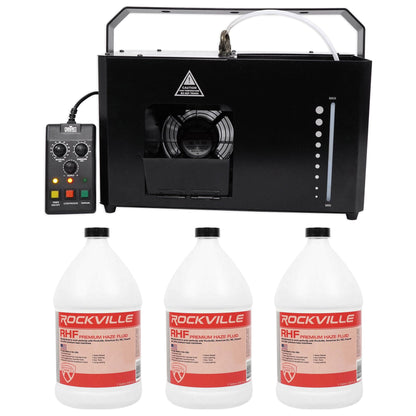 Chauvet Hurricane Haze 4D DMX Hazer Machine w/ Remote+Timer+(3) Gallons Fluid