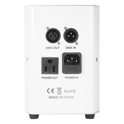(6) RockWedge LED White Battery Powered Lights+Wireless DMX Controller