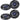 (4) AUTOTEK ATS65CXS 6.5" Shallow Mount 1200w 2-Way Coaxial Car Audio Speakers