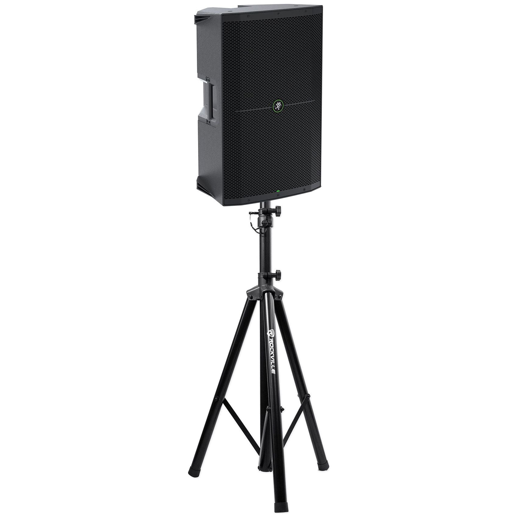 Rockville RVES05 Black Heavy Duty Tripod Pole-Mount DJ Pa Speaker Stand