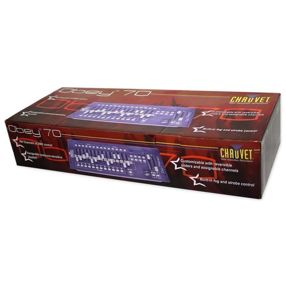 OBEY 70 Light/Fog DMX Controller + 4 DMX Cables