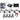 Soundcraft 4-Person Podcast Podcasting Recording Kit w/Mics+Stands+Headphones
