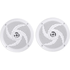 (4) Rockville RSM65W 6.5" 640 Watt Waterproof Shallow Slim Marine Boat Speakers