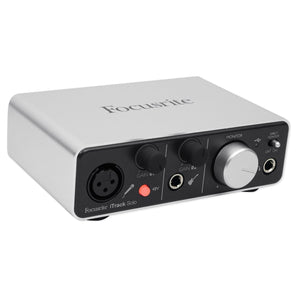 Focusrite ITRACK SOLO LIGHTNING Audio Recording Interface+Phantom Power Supply