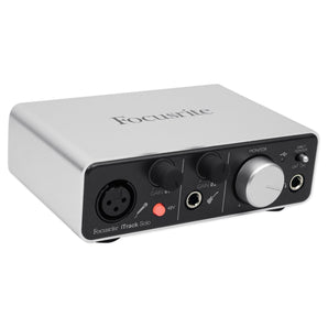 Focusrite ITRACK SOLO LIGHTNING USB Audio Recording Interface For iPad/Mac+Stand