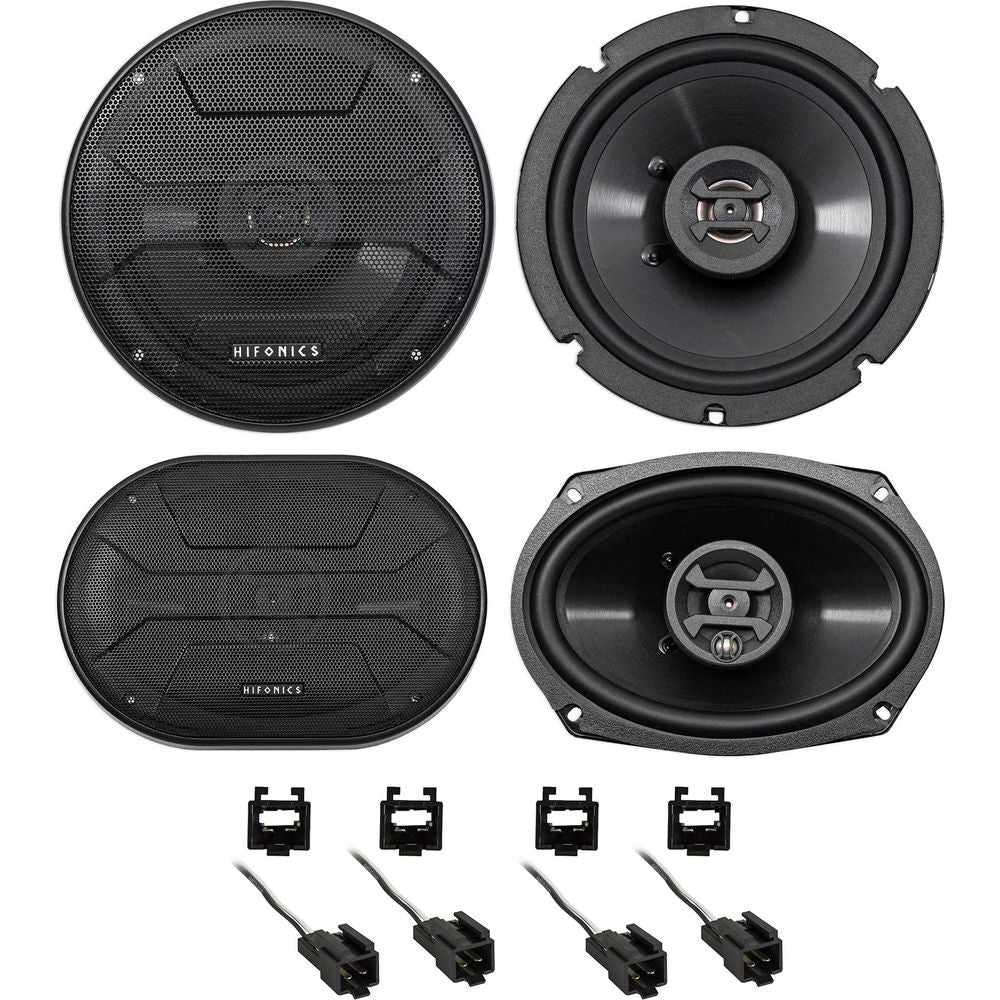 Front & Rear Factory Speaker Replacement Kit for Dodge Avenger (1995-2000)