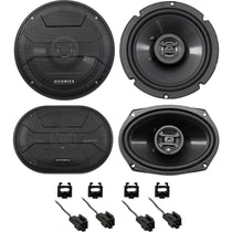 Front & Rear Factory Speaker Replacement Kit for Dodge Avenger (1995-2000)