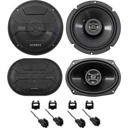 Front & Rear Factory Speaker Replacement Kit for Dodge Avenger (1995-2000)