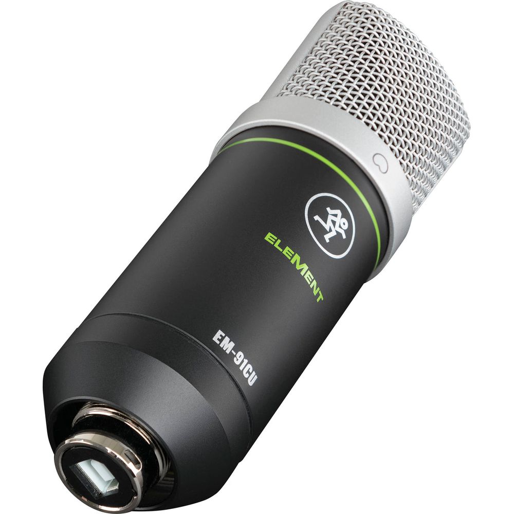 Mackie EM-91CU USB Condenser Recording Zoom Podcast Microphone Mic+Shockmount
