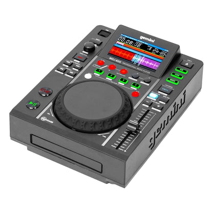 (2) MDJ-600 DJ Controllers with 2-Channel Mixer, Headphones & Microphone