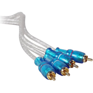 Rockville MRCA6 6 Foot Twisted Pair Marine/Boat RCA Cable 100% Copper, Split Pin