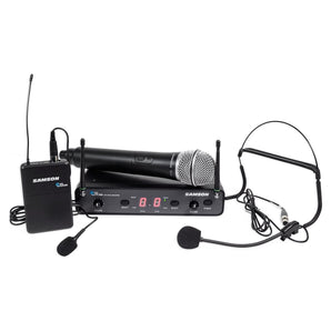 Samson Concert 288 UHF Headset Wireless Microphone Mic For Church Sound Systems