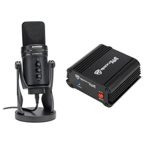 G-Track Pro Studio USB Condenser Microphone with Phantom Power Supply