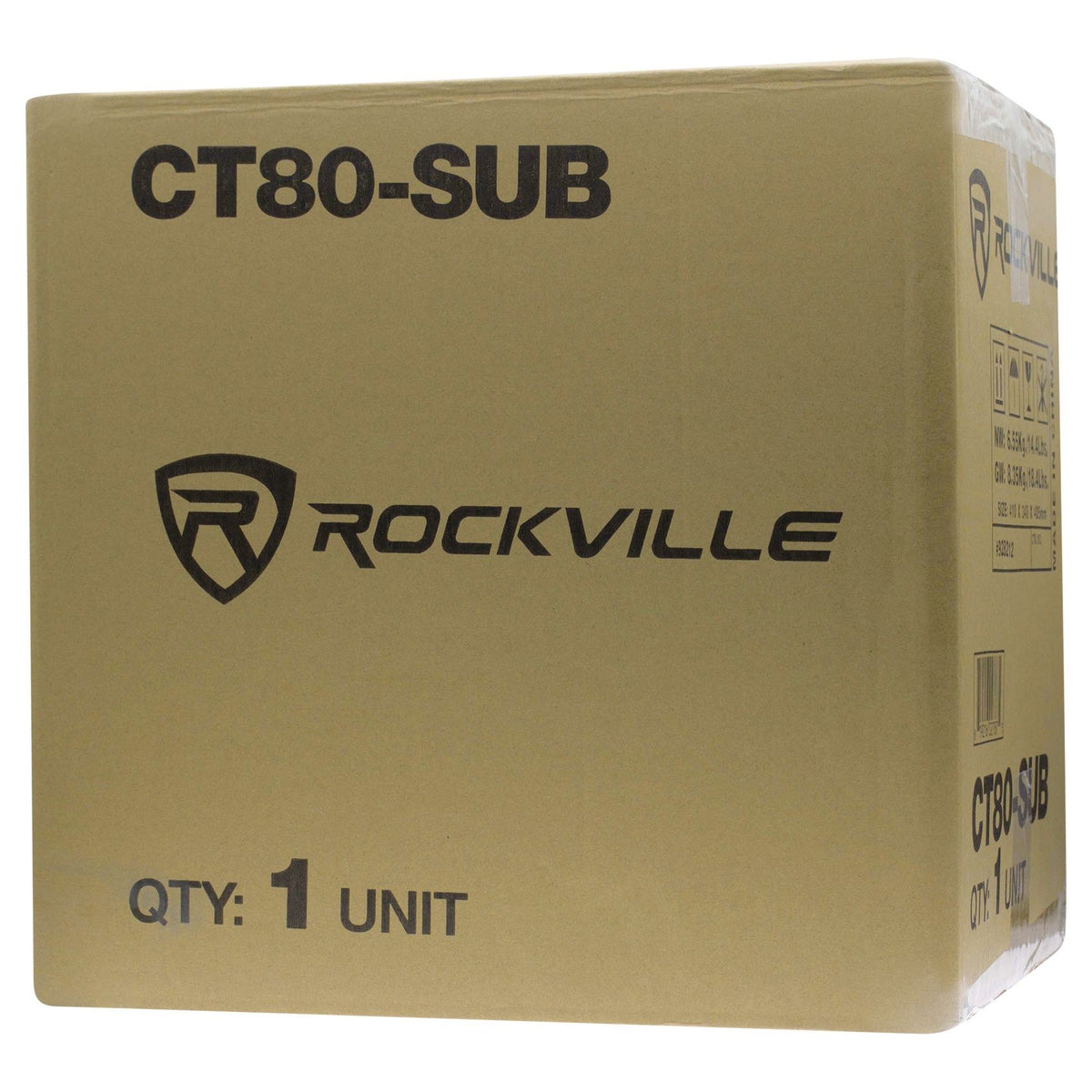 CT80‑SUB + Cube 70V Black 2-Pack Bundle