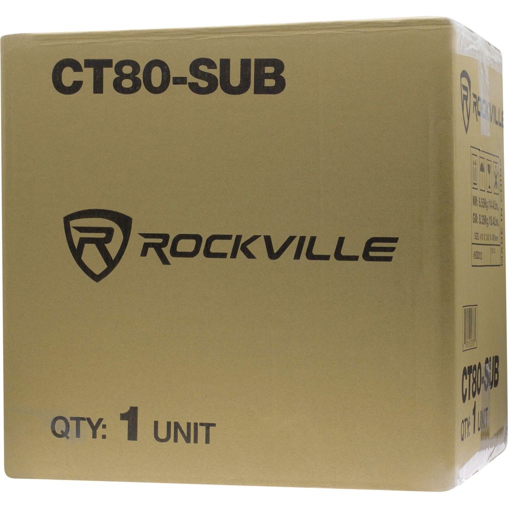 Cube Black 2-Pack + CT80-SUB + RCS80-1 Bundle
