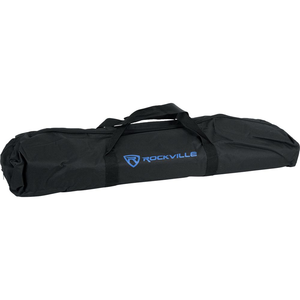 (2) PARTY STAND LED Speaker Stands with Scrim Covers