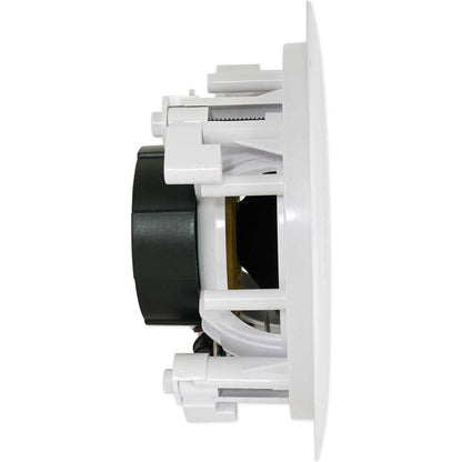DV4000 4000W Home Theater DVD Receiver w/(6) 5.25" White Ceiling Speakers & Subwoofer