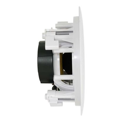 H12X500UBT 6-Zone Receiver + (12) White 5.25 In Ceiling Speakers For Restaurant/Bar