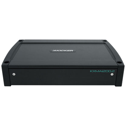 KICKER 48KXMA12002 1200w 2-Channel Marine Boat Amplifier Class D Amp KXMA1200.2