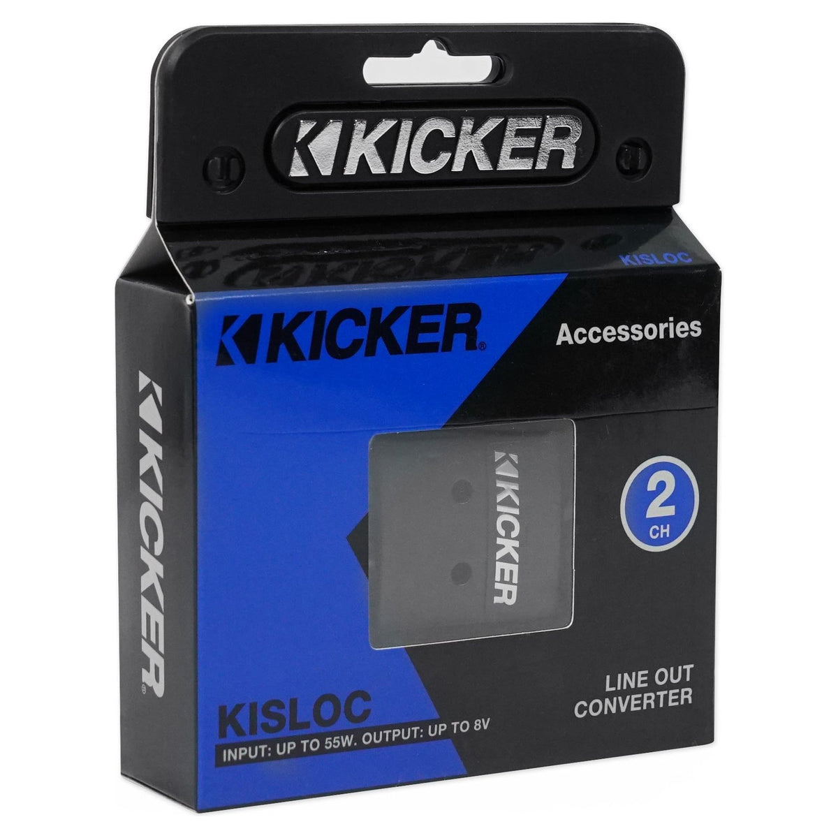 KICKER 46KISLOC KISLOC 2 Ch Speaker Wire-to-RCA Converter w/ LOC For OEM Radios