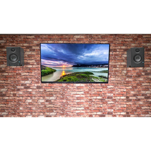 (2) Presonus Eris E3.5 3.5" Powered Studio Monitor Speakers+Swivel Wall Brackets