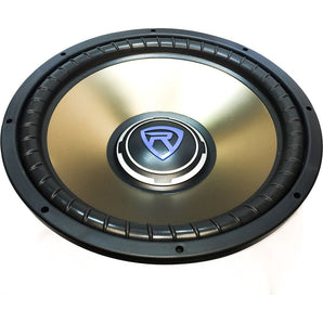 Rockville 500 Watt 15" Car Audio Subwoofer Gold Sub - 4 Ohm