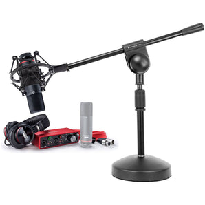Focusrite 3 Gen Podcast Podcasting Kit w/2I2 Interface+Mic+Headphones+Boom Stand