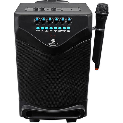 ROCKnGo 8 Portable Karaoke Speaker + Wireless Microphone Bundle