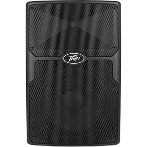 2) Passive Peavey PVX12 12" 1600W Speakers+Active 15" Sub+2 Stands+Cables+2 Bags
