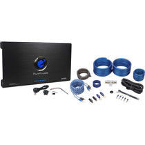 Anarchy AC2600.2 2600W 2-Channel Amplifier with RWK41 4-Gauge Amp Kit and Wired Remote