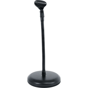 Rockville Podcasting Podcast Recording Mic Stand w/Gooseneck+Round Weighted Base
