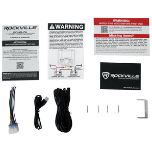Rockville RGHR-ZA 4 Zone Marine Bluetooth Stereo+(4) MB QUART Wakeboard Speakers
