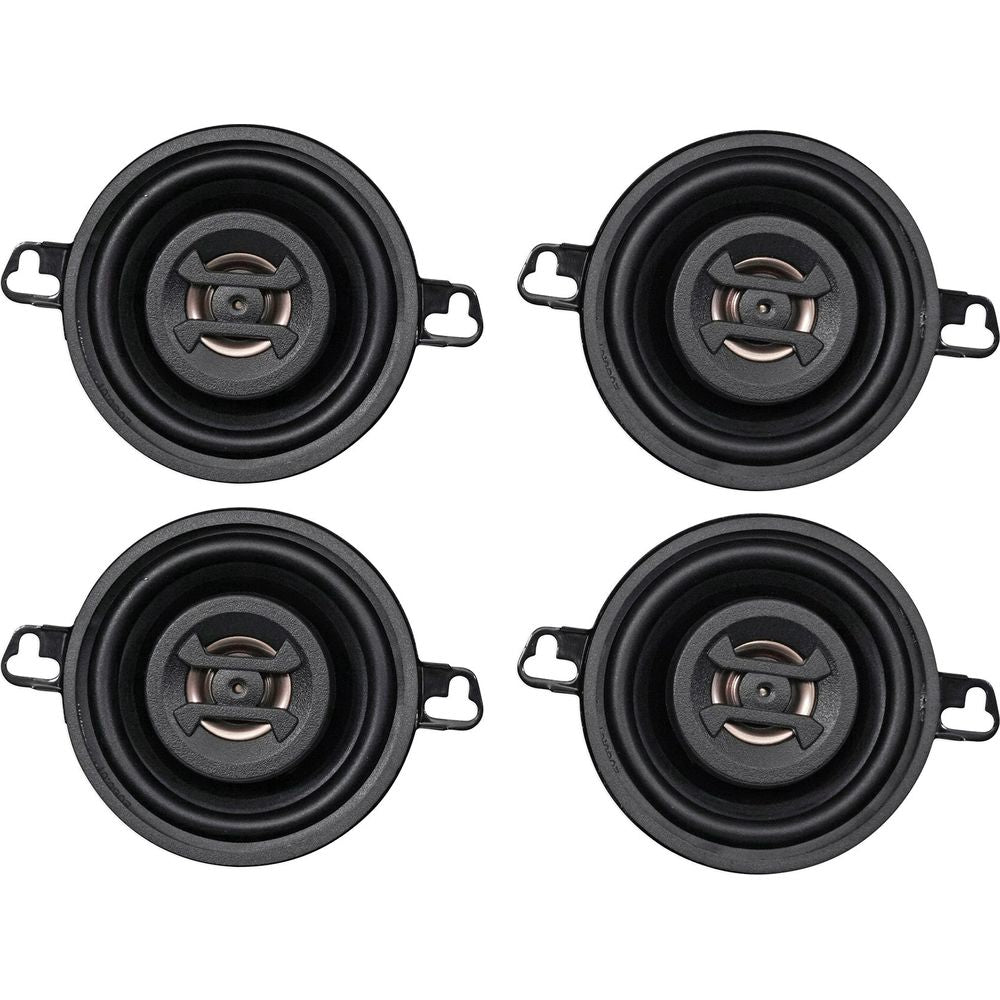 (4) ZS35CX 3.5" Coaxial Car Speakers, 500 Watt Total