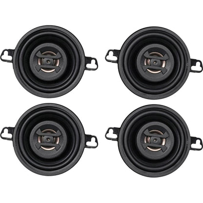 (4) ZS35CX 3.5" Coaxial Car Speakers, 500 Watt Total