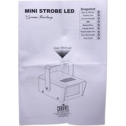 (2) Mini Strobe LED Compact Strobe Lights
