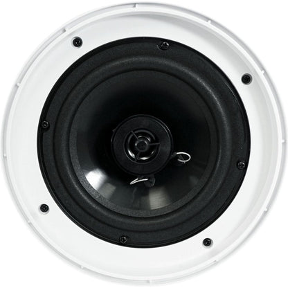 Commercial Amplifier + (2) White 6.5" Pendant Speakers