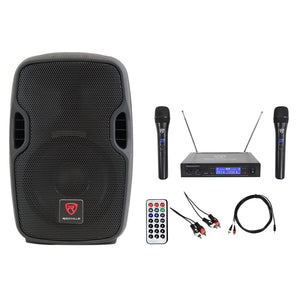 Rockville Pro Powered 8" Karaoke Machine/System 4 ipad/iphone/Android/Laptop/TV