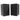 Pair Rockville RockShelf 68B Black 6.5" Home Bookshelf Speakers w/37" Stands