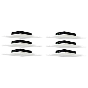 6) Rockville DCS8T 70V Commercial Drop Ceiling Tile Speakers 4 Office/Restaurant
