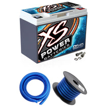 XS Power D545 800 Amp Car Audio Battery + Terminal Hardware + Power/Ground Wires