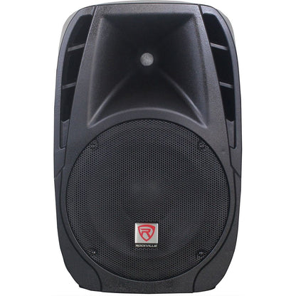 Rockville 12" Church Speakers+Mixer+Stands+Mics+Bluetooth 4 Church Sound Systems