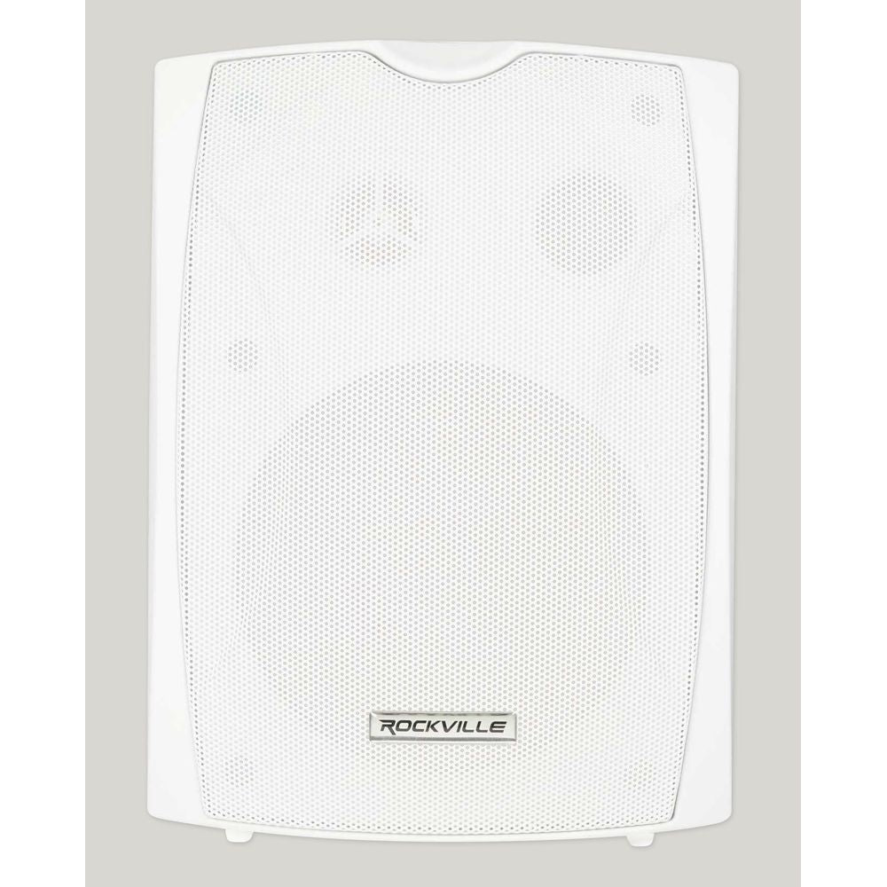 Commercial Amplifier + (2) White 6.5" Indoor/Outdoor Wall Speakers
