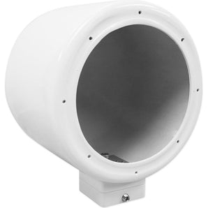 2) Rockville MAC69W 6x9" 360° Swivel White Aluminum Wakeboard Tower Speaker Pods