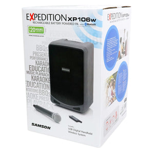 Samson 6" Portable Powered YouTube Karaoke Machine/System+(3) Mics+Tablet Stand