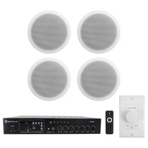 RCS80-1 + CCL6T White 4-Pack + VOL70100 White