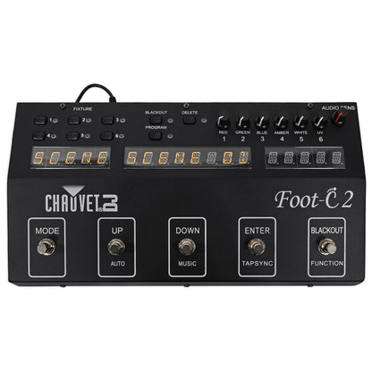 Chauvet DJ Foot C-2 36-Channel DMX Foot Controller w/MIDI Input+LCD Display