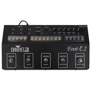 Chauvet DJ Foot C-2 36-Channel DMX Foot Controller w/MIDI Input+LCD Display